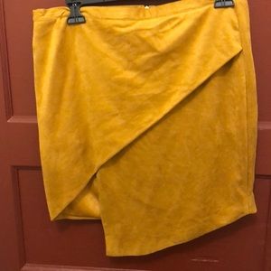 Large Suede Skirt